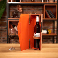 Closure-style Folding Wine Box